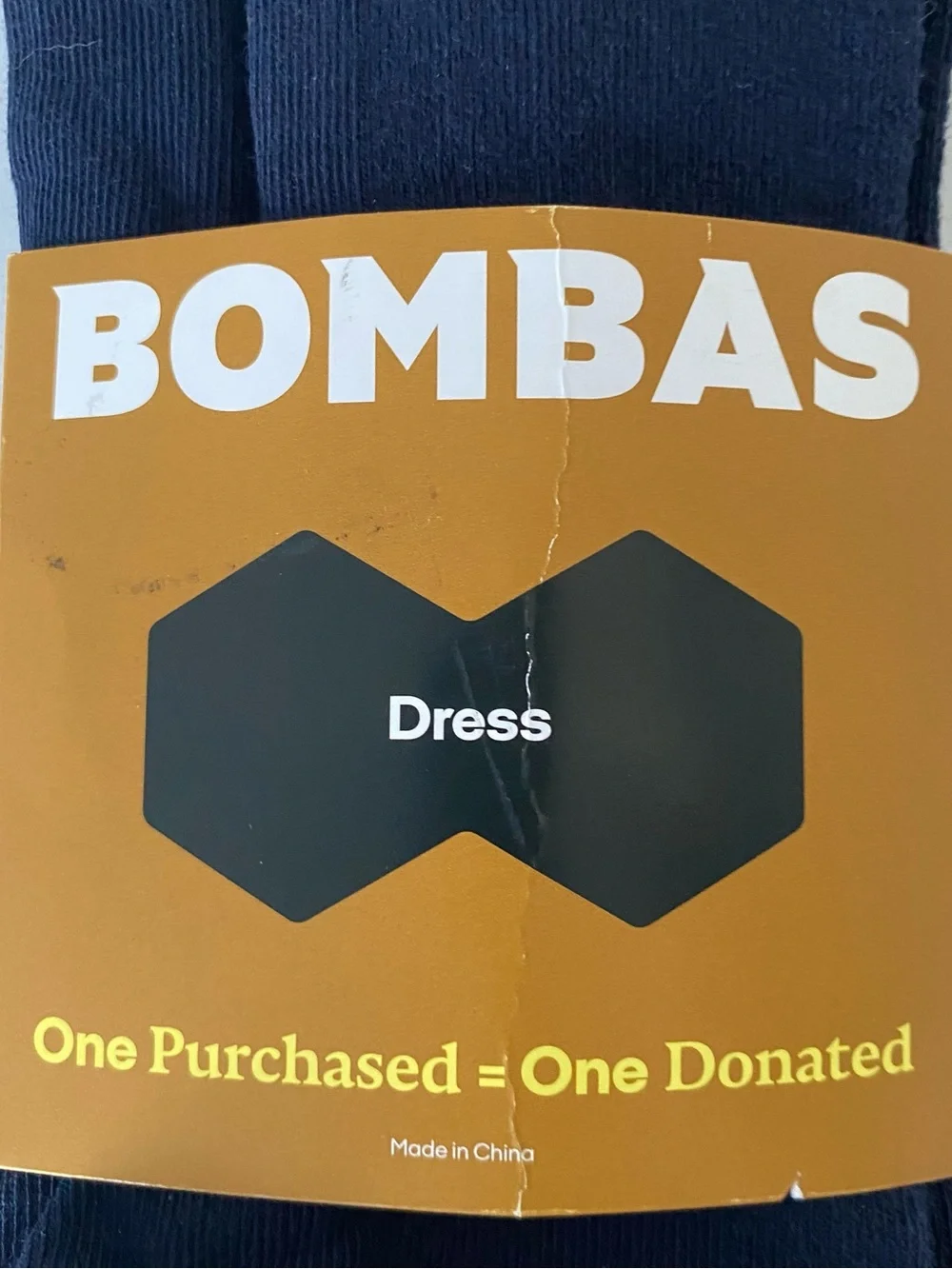 NWT Bombas Dress Socks Men’s L (9.5-13) Black Cotton Nylon Blend Wardrobe Staple